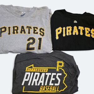 Pittsburgh Pirates MLB T-Shirt Bundle Mens XL 3 Tops